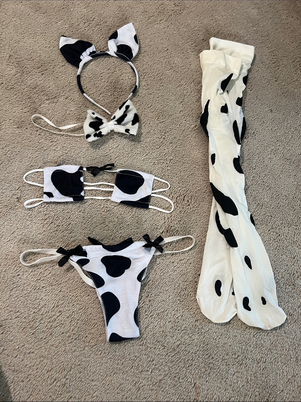 5 piece bikini costume set